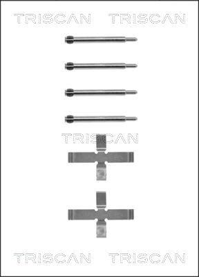 Triscan 8105 271444 - Piederumu komplekts, Disku bremžu uzlikas ps1.lv