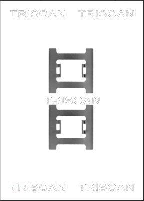 Triscan 8105 271606 - Piederumu komplekts, Disku bremžu uzlikas ps1.lv