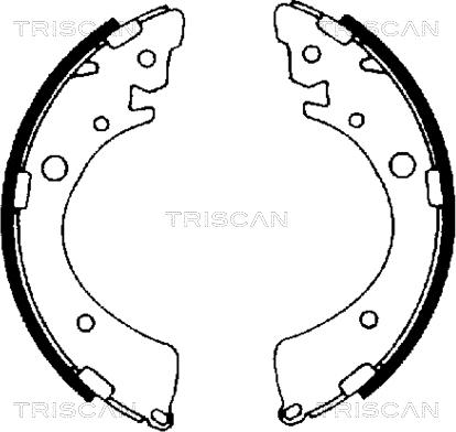 Triscan 8100 40441 - Bremžu loku komplekts ps1.lv