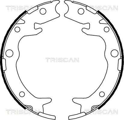 Triscan 8100 40005 - Bremžu loku kompl., Stāvbremze ps1.lv