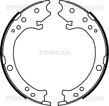 Triscan 8100 40007 - Bremžu loku komplekts ps1.lv