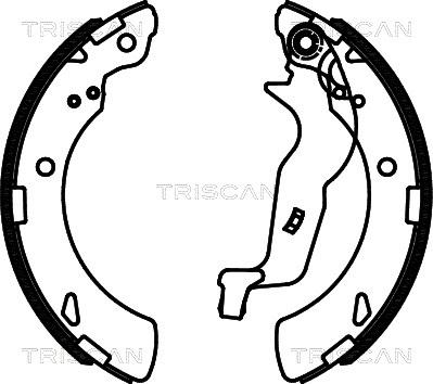 Triscan 8100 40010 - Bremžu loku komplekts ps1.lv