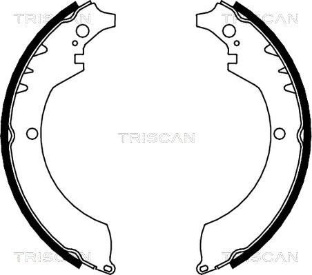 Triscan 8100 41419 - Bremžu loku komplekts ps1.lv