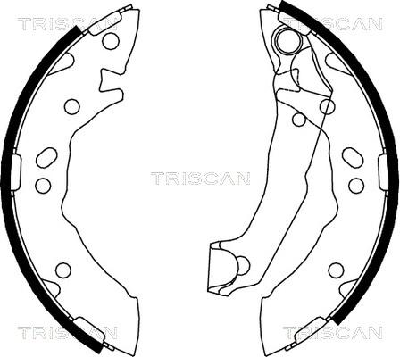 Triscan 8100 43627 - Bremžu loku komplekts ps1.lv