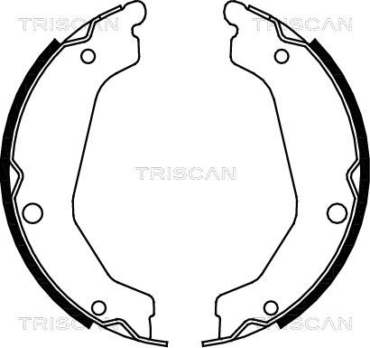 Triscan 8100 43019 - Bremžu loku komplekts ps1.lv