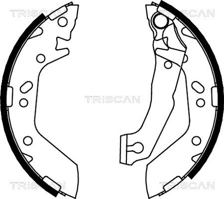 Triscan 8100 43012 - Bremžu loku komplekts ps1.lv