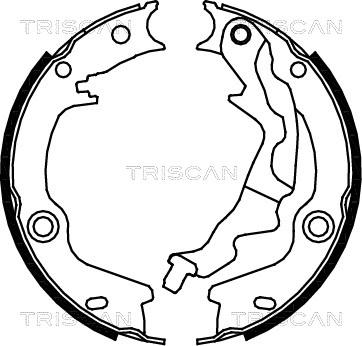 Triscan 8100 43023 - Bremžu loku kompl., Stāvbremze ps1.lv