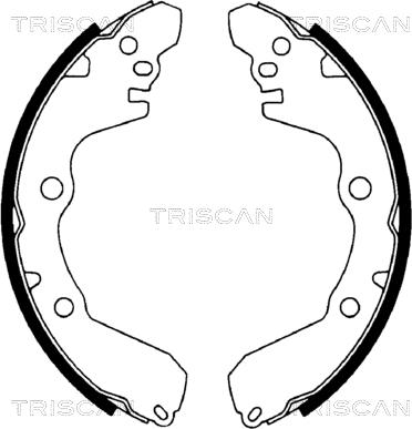 Triscan 8100 42566 - Bremžu loku komplekts ps1.lv