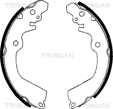 Triscan 8100 42568 - Bremžu loku komplekts ps1.lv