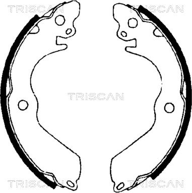 Triscan 8100 42533 - Bremžu loku komplekts ps1.lv