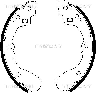 Triscan 8100 50406 - Bremžu loku komplekts ps1.lv