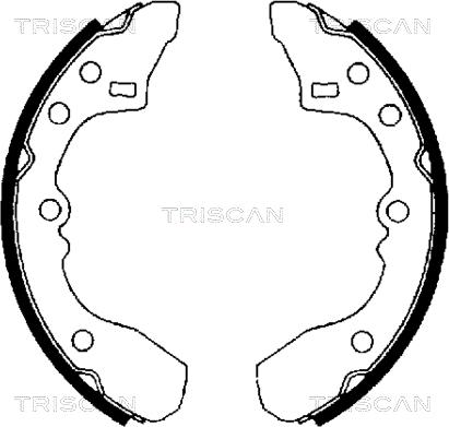 Triscan 8100 50434 - Bremžu loku komplekts ps1.lv