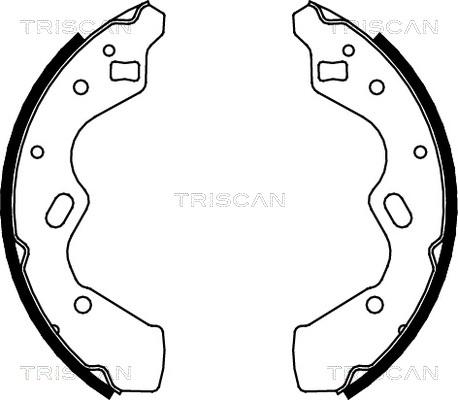 Triscan 8100 50615 - Bremžu loku komplekts ps1.lv