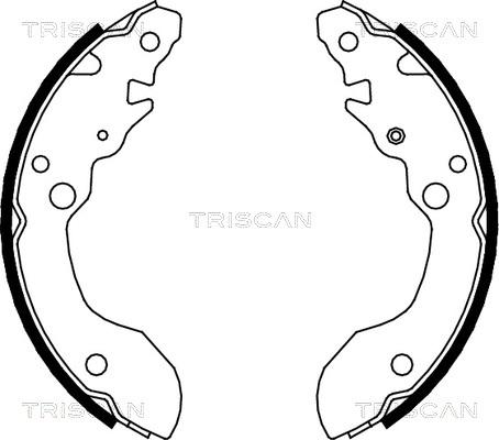 Triscan 8100 69007 - Bremžu loku komplekts ps1.lv