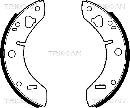 Triscan 8100 65011 - Bremžu loku komplekts ps1.lv