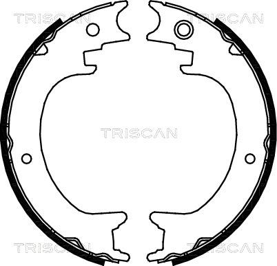 Triscan 8100 68004 - Bremžu loku kompl., Stāvbremze ps1.lv