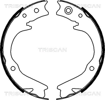 Triscan 8100 68003 - Bremžu loku kompl., Stāvbremze ps1.lv