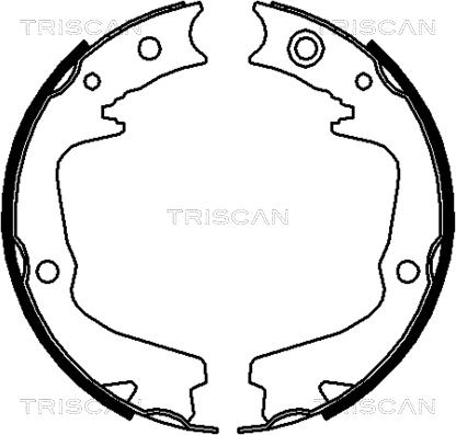 Triscan 8100 68002 - Bremžu loku komplekts ps1.lv