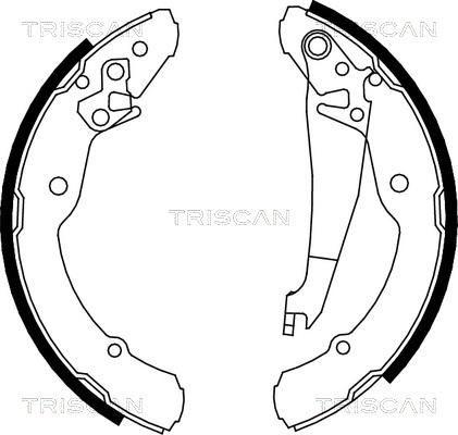 Triscan 8100 67631 - Bremžu loku komplekts ps1.lv