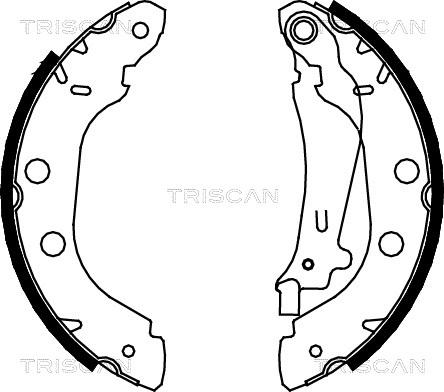 Triscan 8100 14614 - Bremžu loku komplekts ps1.lv