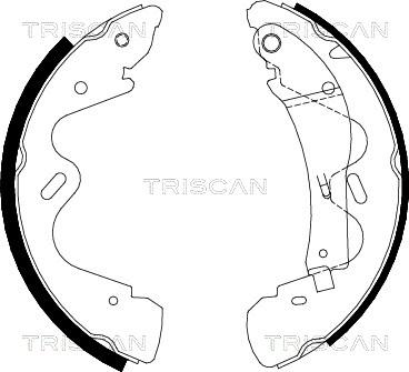 Triscan 8100 14005 - Bremžu loku komplekts ps1.lv