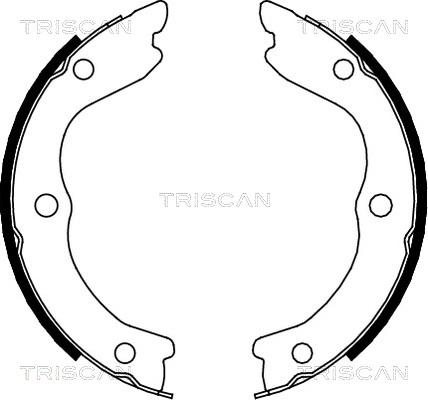 Triscan 8100 14006 - Bremžu loku kompl., Stāvbremze ps1.lv