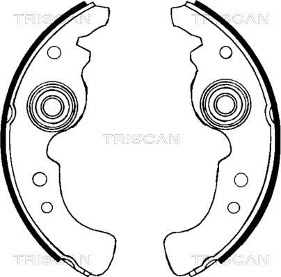 Triscan 8100 15486 - Bremžu loku komplekts ps1.lv