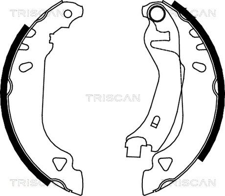 Triscan 8100 15482 - Bremžu loku komplekts ps1.lv