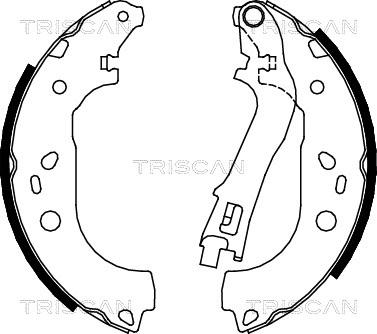 Triscan 8100 15021 - Bremžu loku komplekts ps1.lv