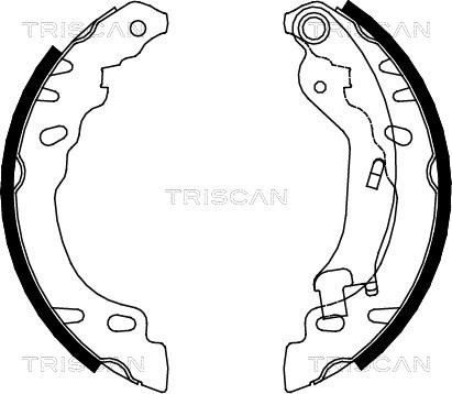 Triscan 8100 15022 - Bremžu loku komplekts ps1.lv