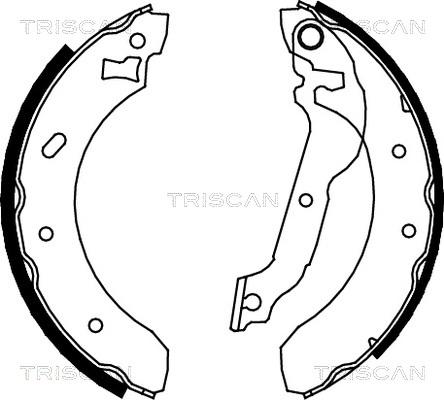 Triscan 8100 16537 - Bremžu loku komplekts ps1.lv