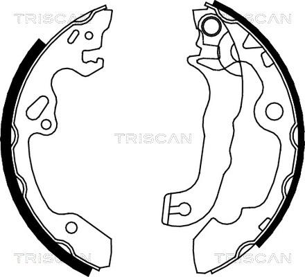 Triscan 8100 16632 - Bremžu loku komplekts ps1.lv