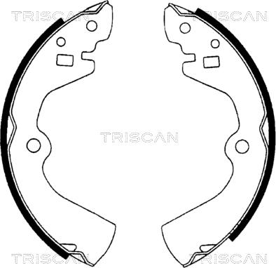 Triscan 8100 10464 - Bremžu loku komplekts ps1.lv