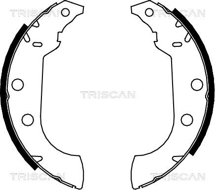 Triscan 8100 10489 - Bremžu loku komplekts ps1.lv