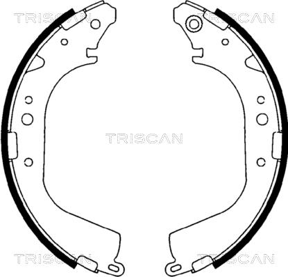 Triscan 8100 10425 - Bremžu loku komplekts ps1.lv