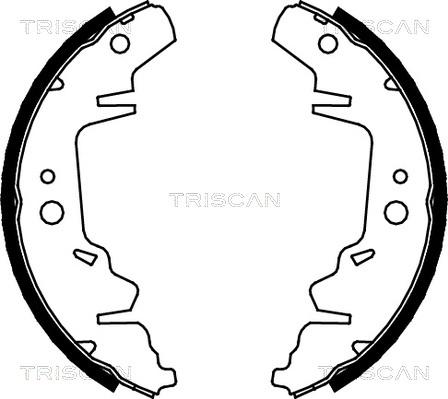 Triscan 8100 10593 - Bremžu loku komplekts ps1.lv