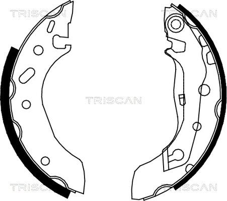 Triscan 8100 10586 - Bremžu loku komplekts ps1.lv