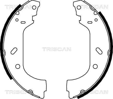 Triscan 8100 10588 - Bremžu loku komplekts ps1.lv