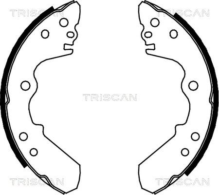 Triscan 8100 10528 - Bremžu loku komplekts ps1.lv