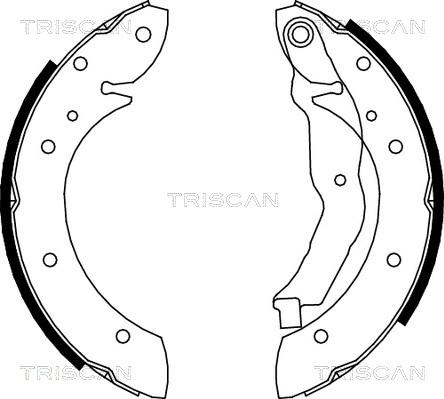 Triscan 8100 10575 - Bremžu loku komplekts ps1.lv