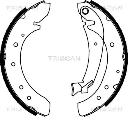 Triscan 8100 10576 - Bremžu loku komplekts ps1.lv