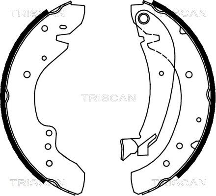 Triscan 8100 10573 - Bremžu loku komplekts ps1.lv