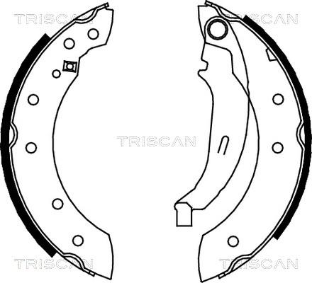 Triscan 8100 10572 - Bremžu loku komplekts ps1.lv