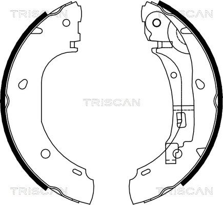 Triscan 8100 10007 - Bremžu loku komplekts ps1.lv