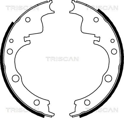 Triscan 8100 10014 - Bremžu loku komplekts ps1.lv