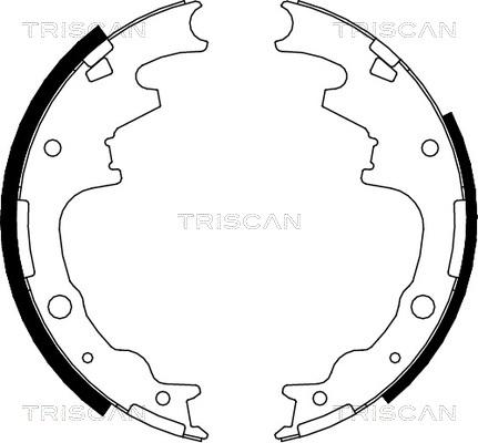 Triscan 8100 10015 - Bremžu loku komplekts ps1.lv