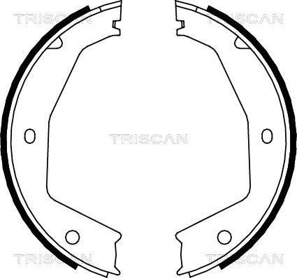 Triscan 8100 10034 - Bremžu loku kompl., Stāvbremze ps1.lv