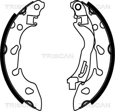 Triscan 8100 10038 - Bremžu loku komplekts ps1.lv