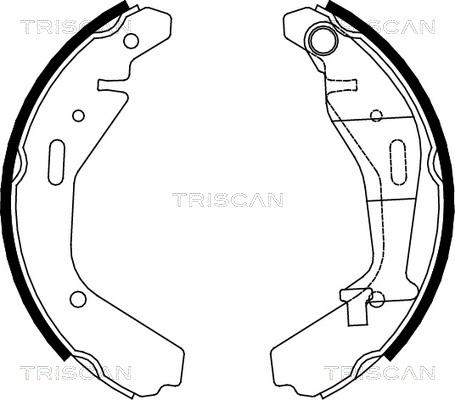 Triscan 8100 10024 - Bremžu loku komplekts ps1.lv