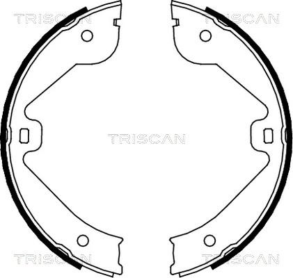 Triscan 8100 10022 - Bremžu loku komplekts ps1.lv